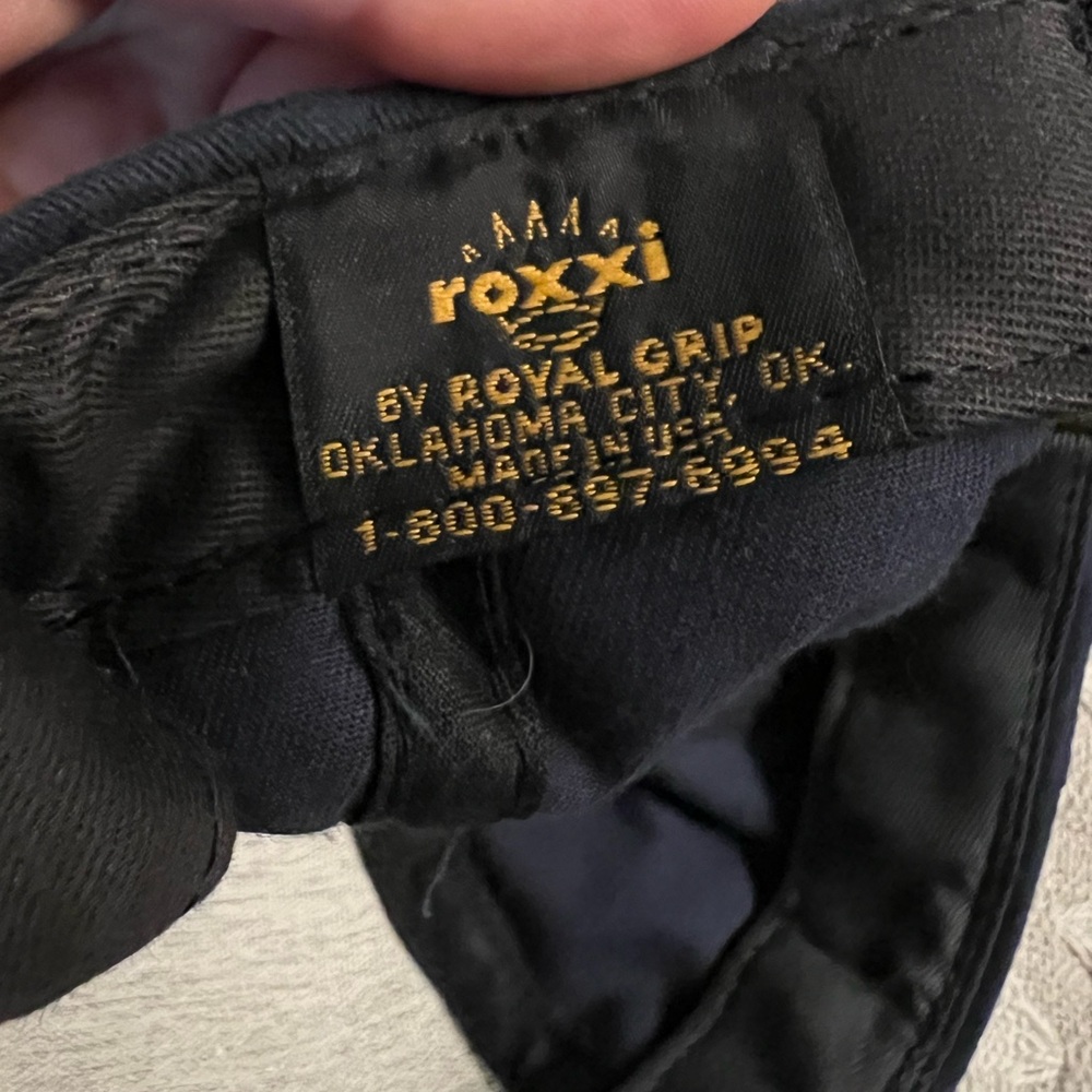 ROXXI BY ROYAL GRIP *Vintage*‎ Embroidered Indian Blackhawk Adjustable Back Hat - Picture 4 of 6